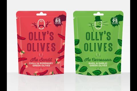 Olly's Olives snack pouches